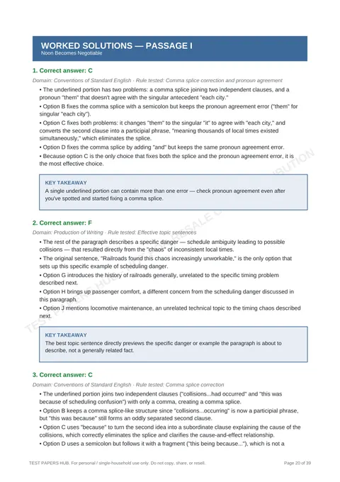 Solutions preview