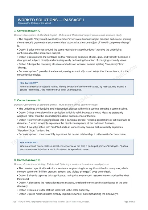 Solutions preview