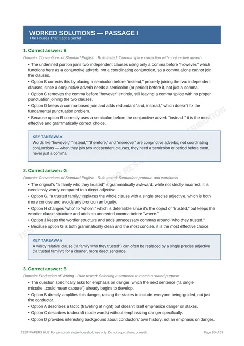 Solutions preview