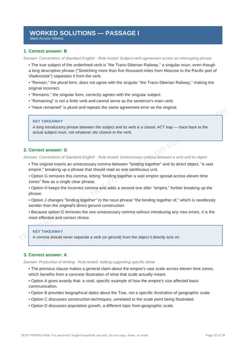Solutions preview