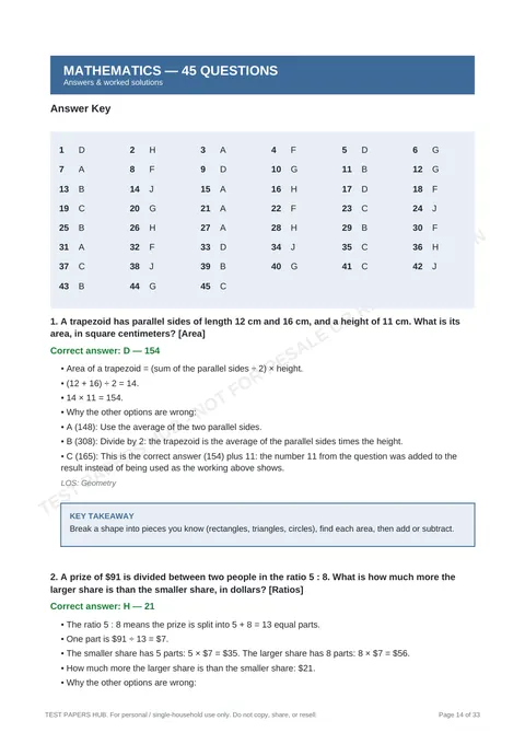 Solutions preview