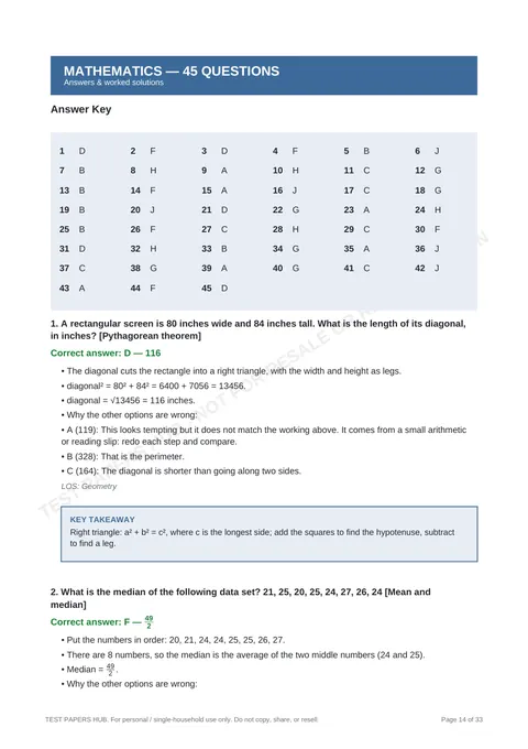 Solutions preview