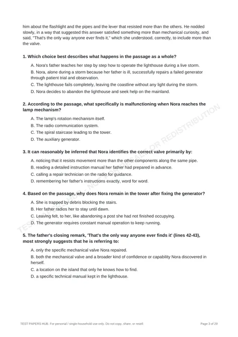 Questions preview
