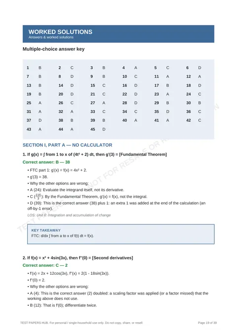 Solutions preview