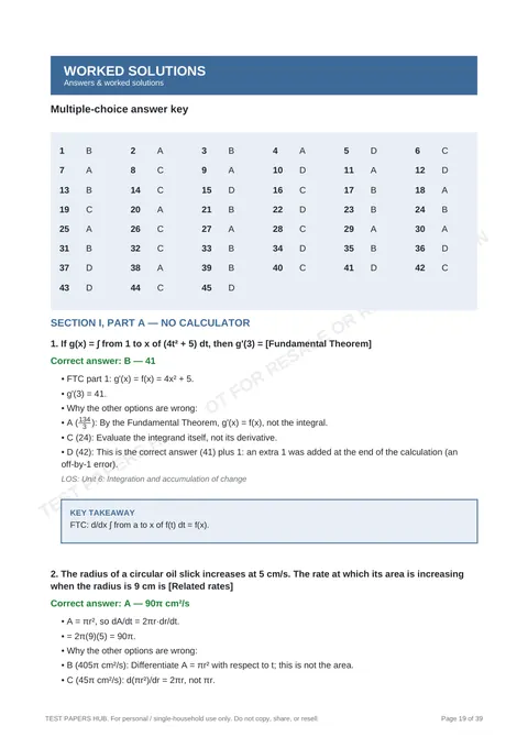 Solutions preview