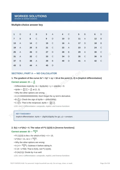 Solutions preview