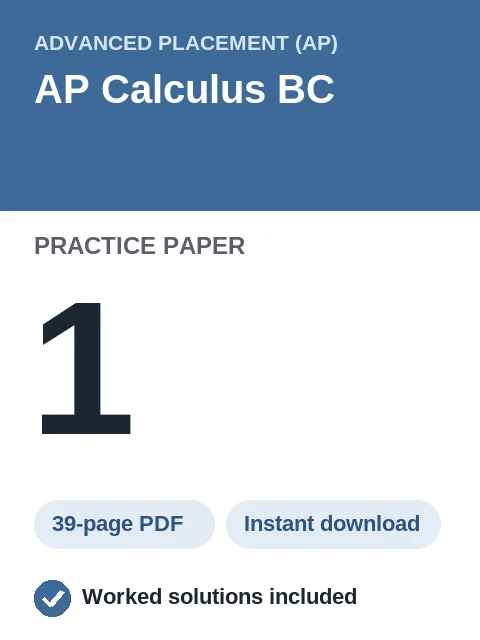 AP Calculus BC Practice Paper 1
