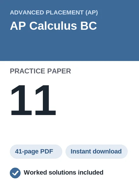 AP Calculus BC Practice Paper 11