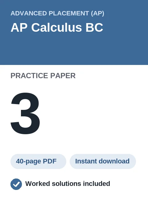 AP Calculus BC Practice Paper 3