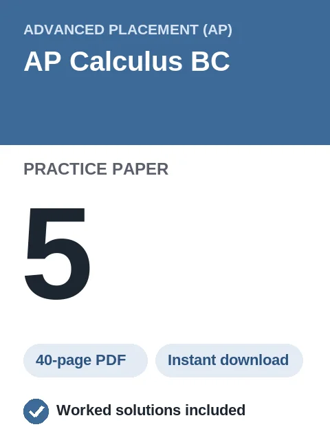 AP Calculus BC Practice Paper 5