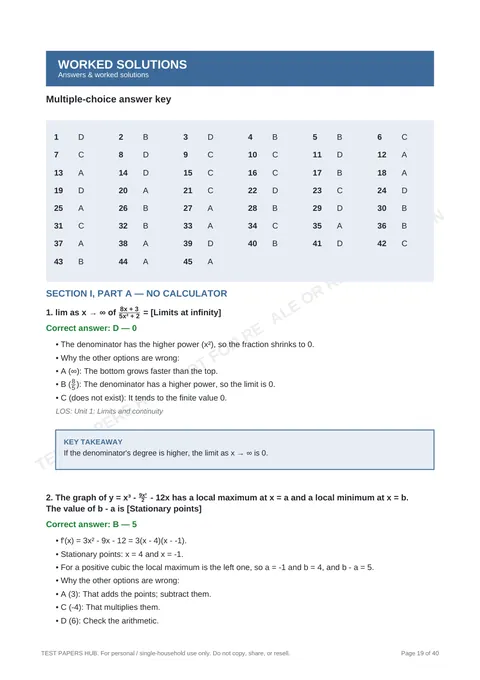 Solutions preview