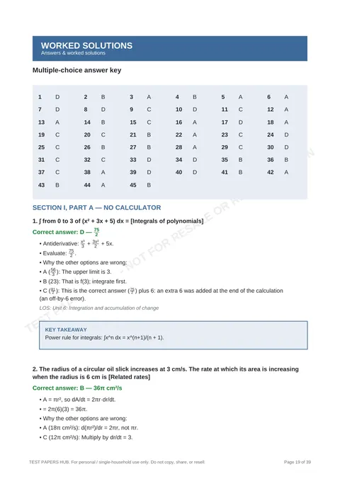 Solutions preview