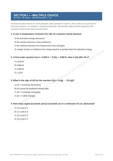 Questions preview