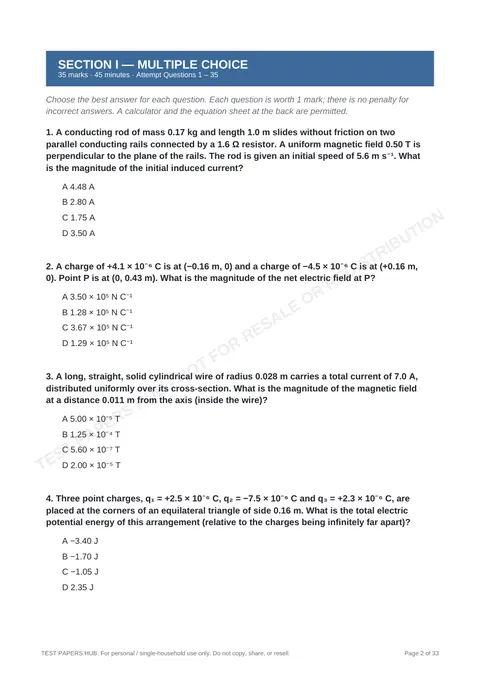 Questions preview