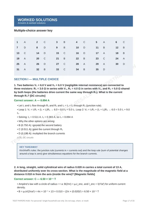 Solutions preview