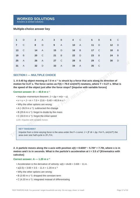 Solutions preview