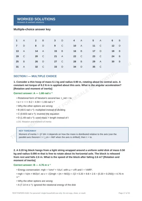 Solutions preview