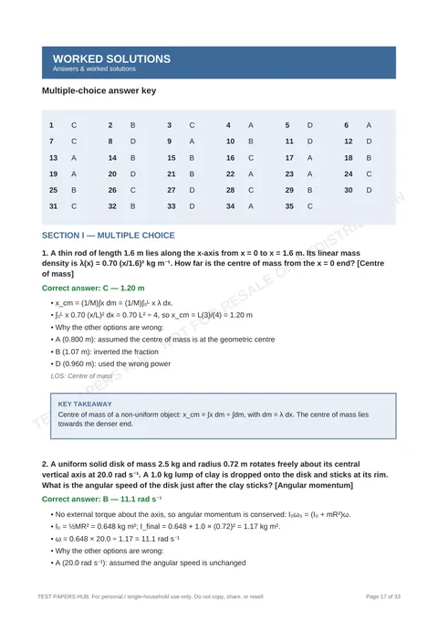 Solutions preview