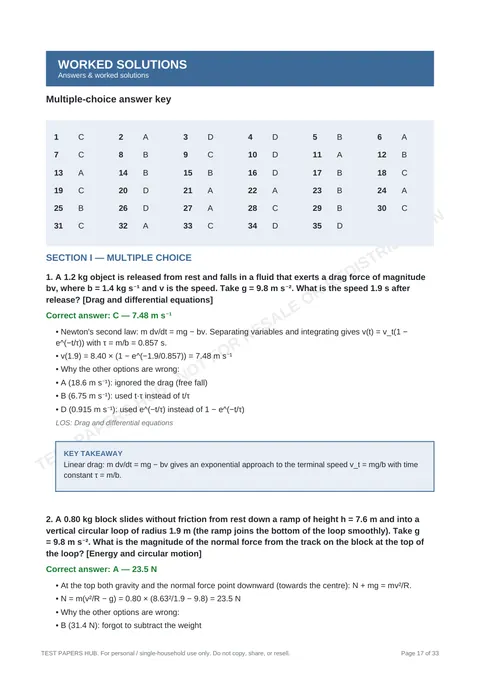 Solutions preview