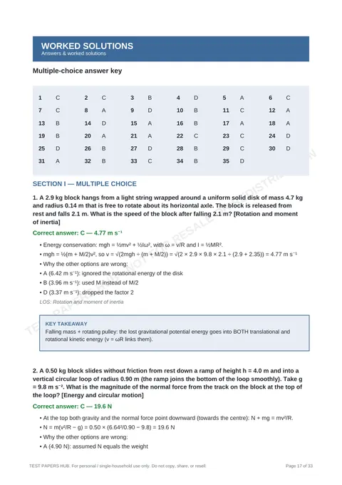 Solutions preview