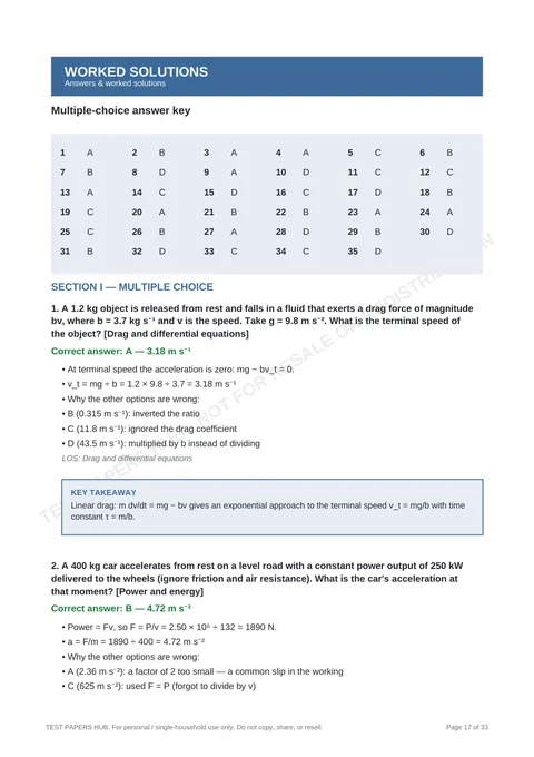 Solutions preview