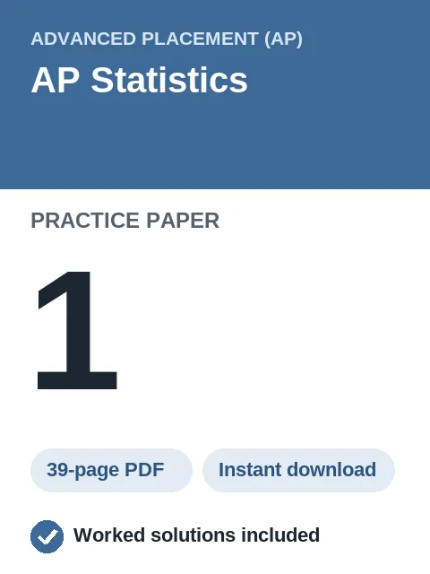 AP Statistics Practice Paper 1