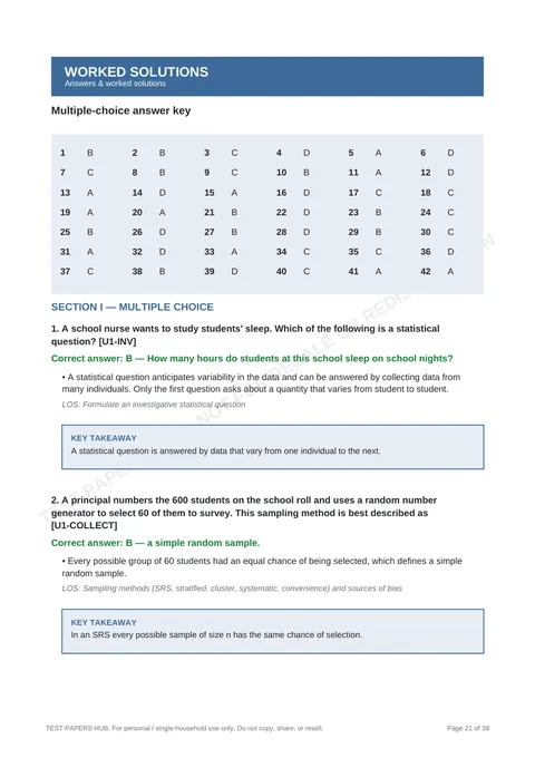 Solutions preview