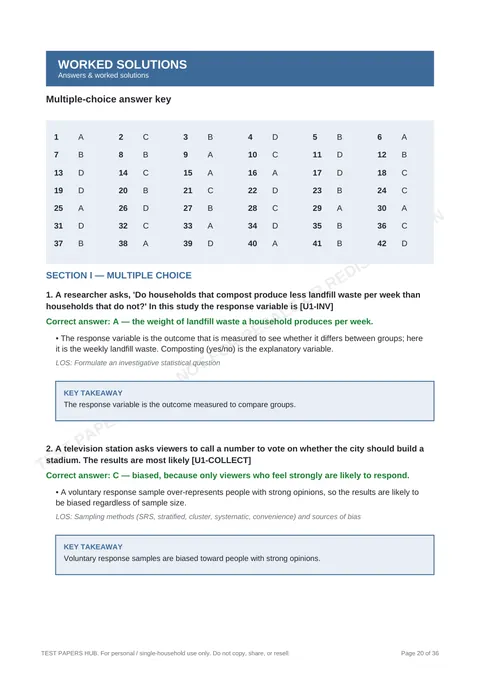 Solutions preview
