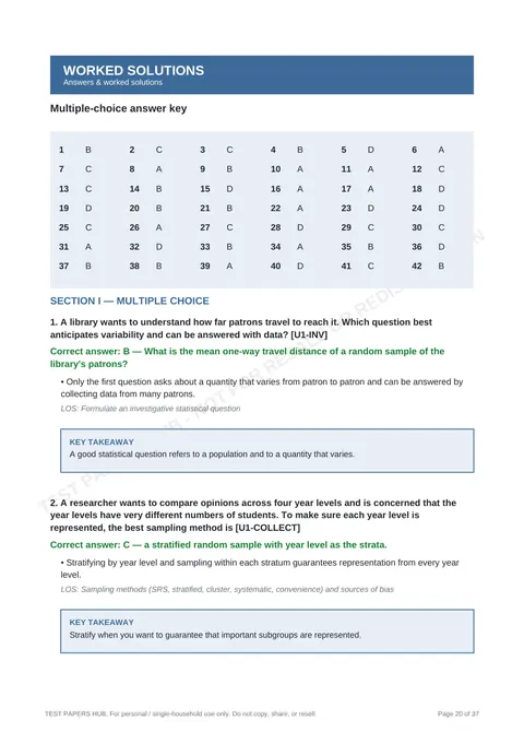 Solutions preview