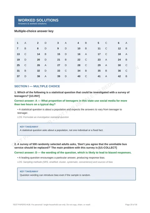 Solutions preview