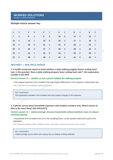 Solutions preview