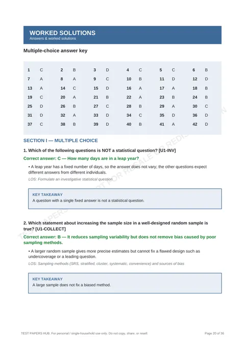 Solutions preview