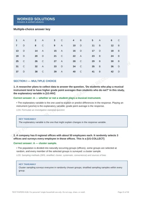 Solutions preview