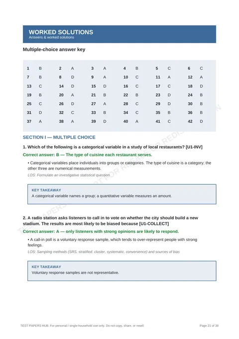 Solutions preview