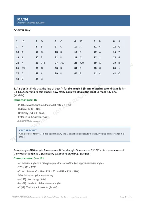 Solutions preview