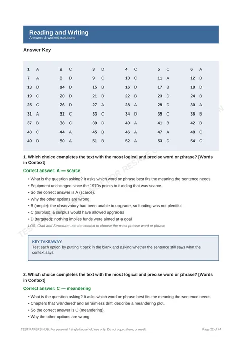 Solutions preview