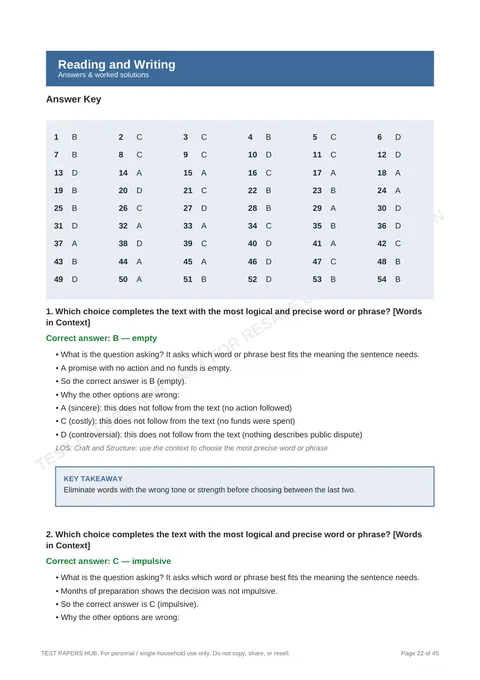 Solutions preview