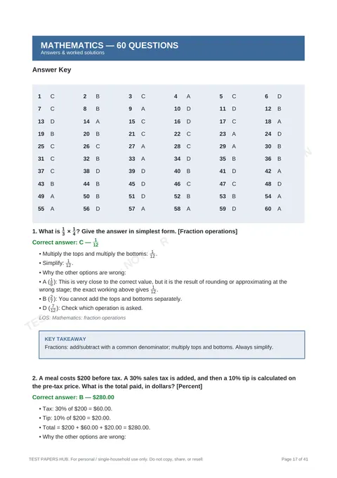 Solutions preview