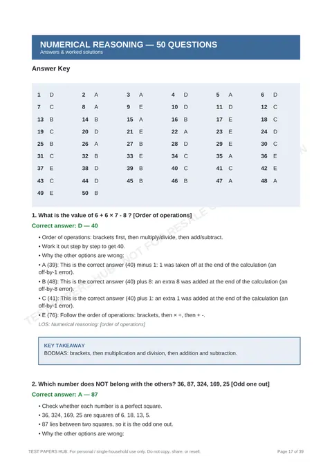 Solutions preview