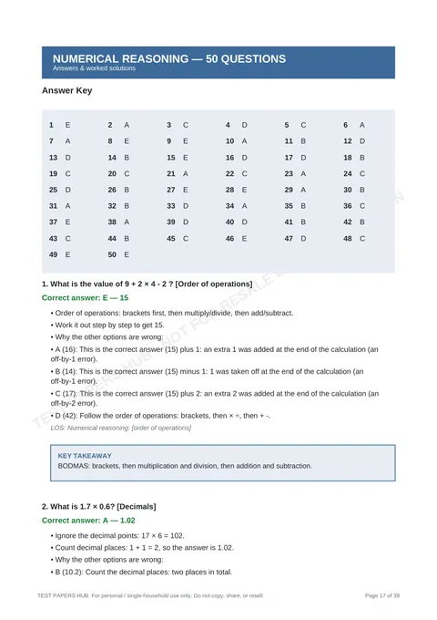 Solutions preview