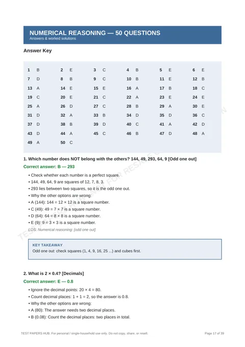 Solutions preview