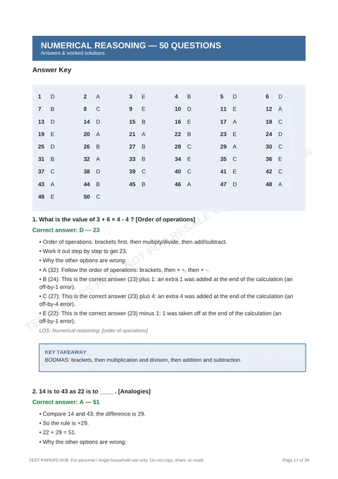 Solutions preview