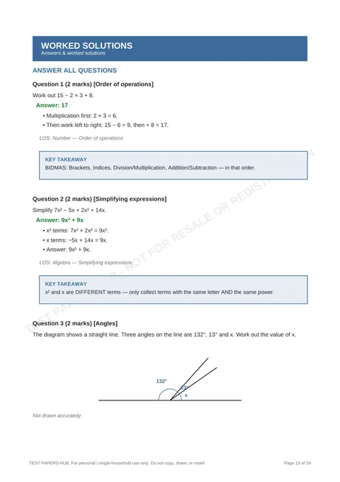 Solutions preview