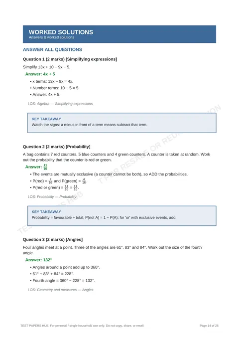 Solutions preview