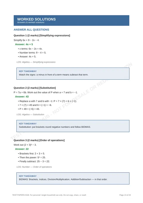 Solutions preview