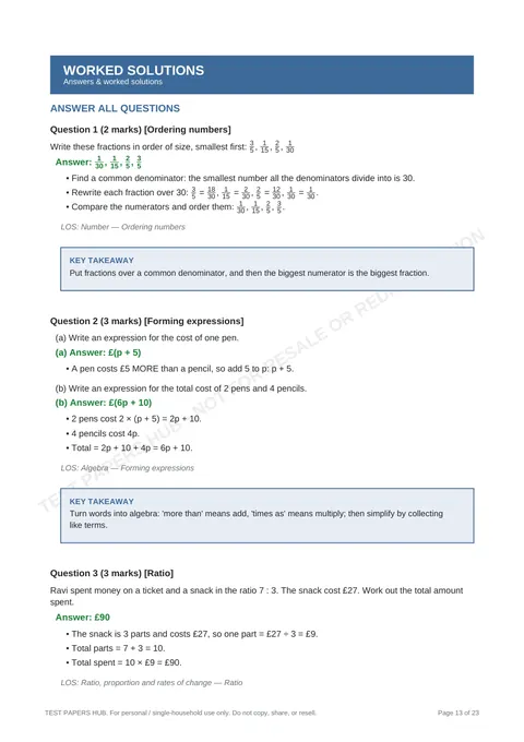 Solutions preview