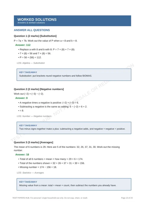 Solutions preview