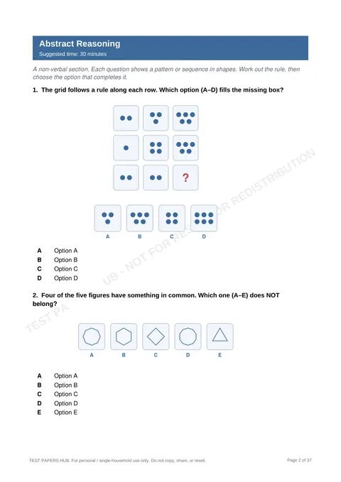 Questions preview