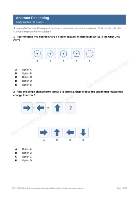 Questions preview