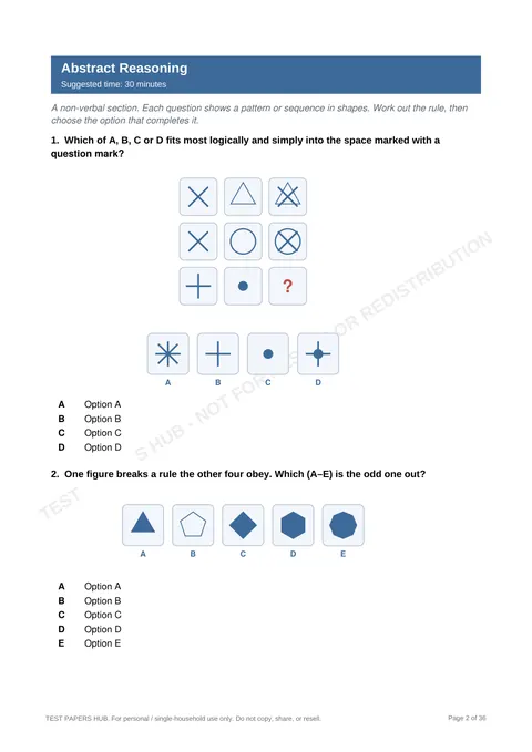 Questions preview